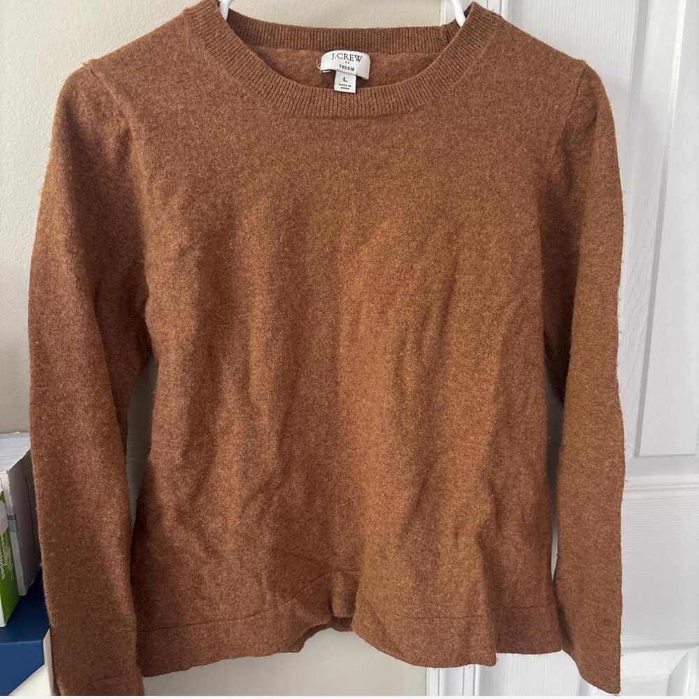 J.Crew Tan Teddie Sweater